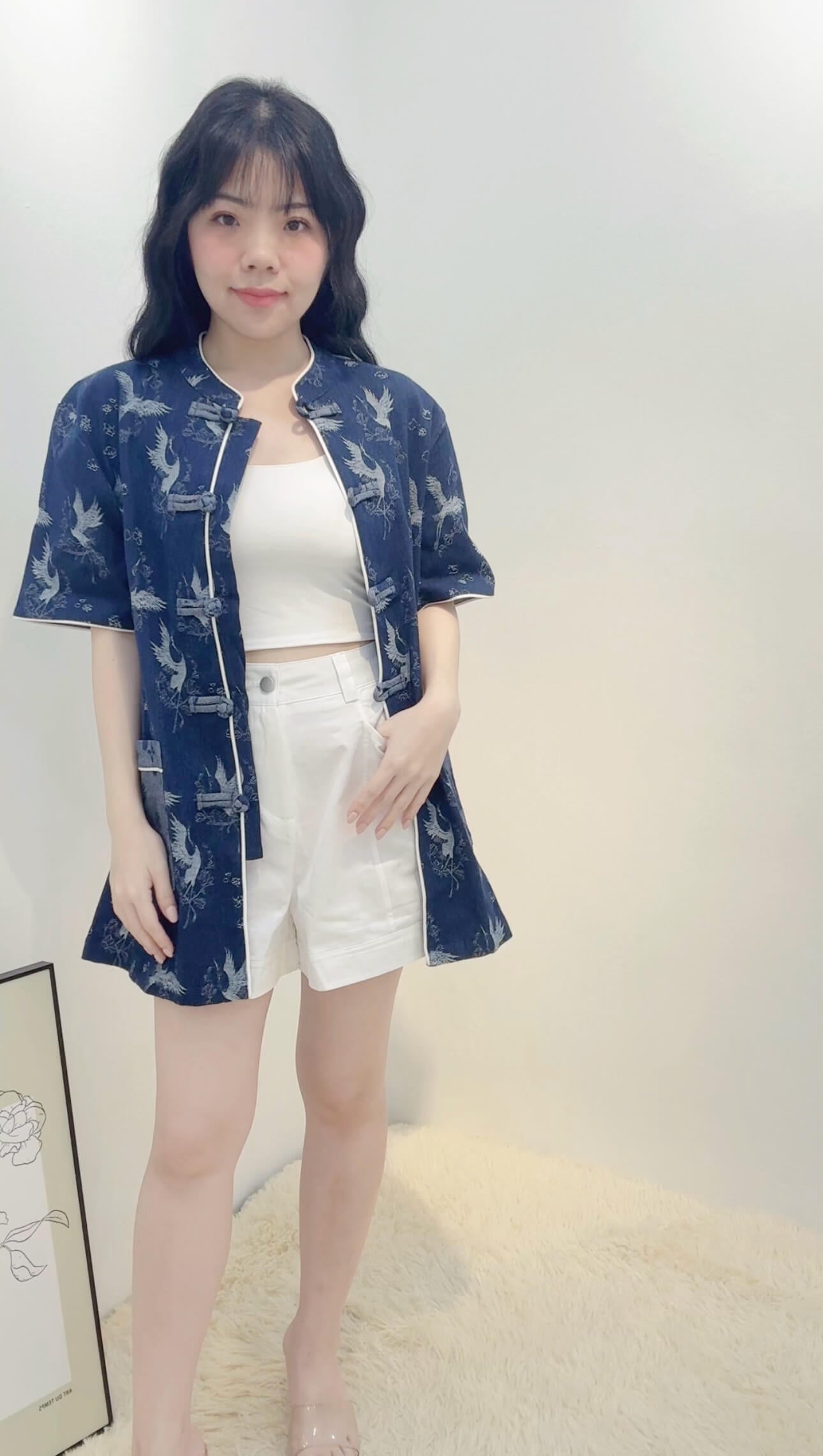 HUA MIAO MANDARIN TOP (UNISEX)