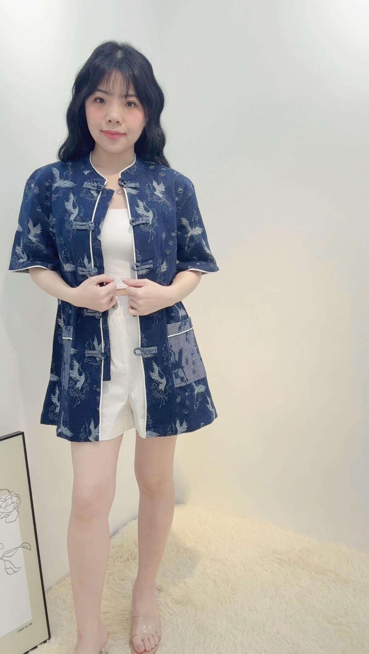 HUA MIAO MANDARIN TOP (UNISEX)