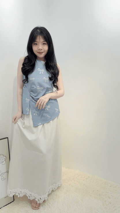 HT LACE RIBBON DRESS SET
