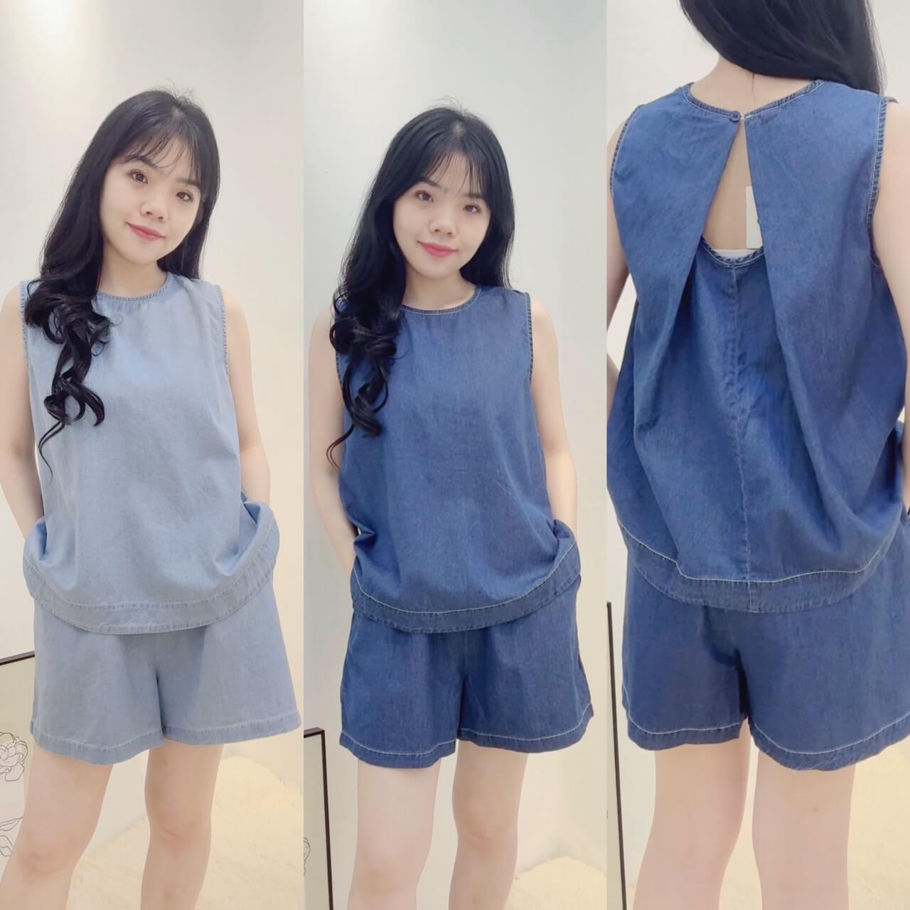 JACQUE THIN DENIM SET