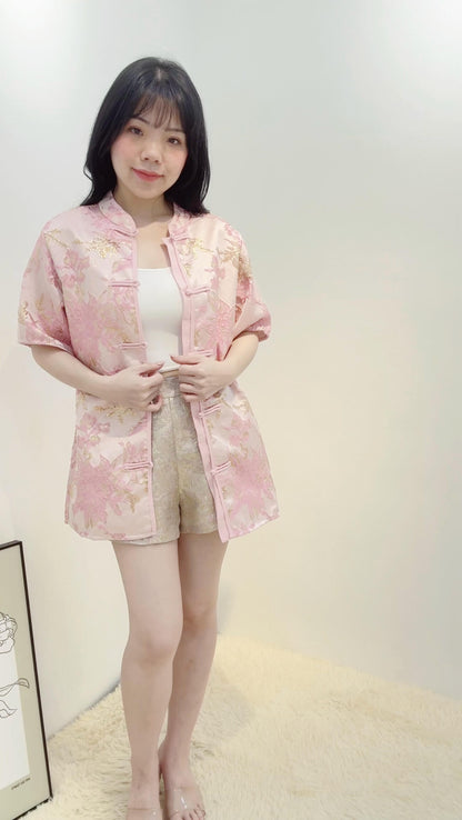 ZHU YUN MANDARIN TOP (UNISEX)