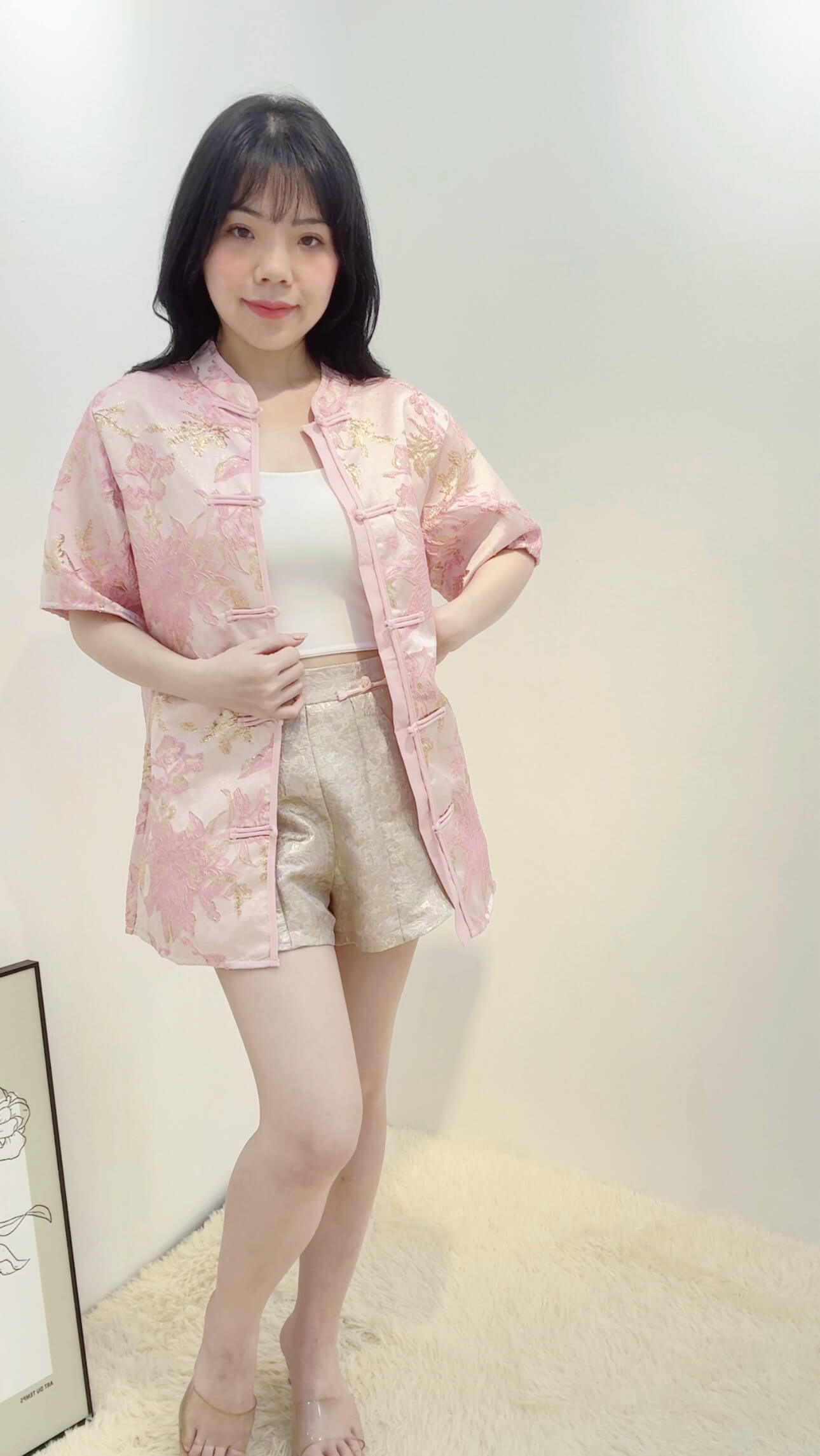 ZHU YUN MANDARIN TOP (UNISEX)