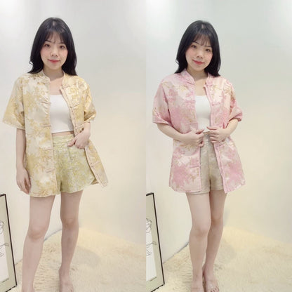 ZHU YUN MANDARIN TOP (UNISEX)