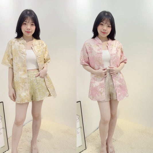 ZHU YUN MANDARIN TOP (UNISEX)