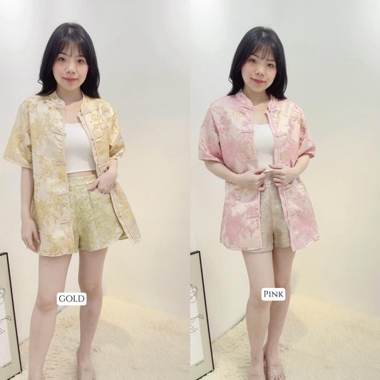 ZHU YUN MANDARIN TOP (UNISEX)