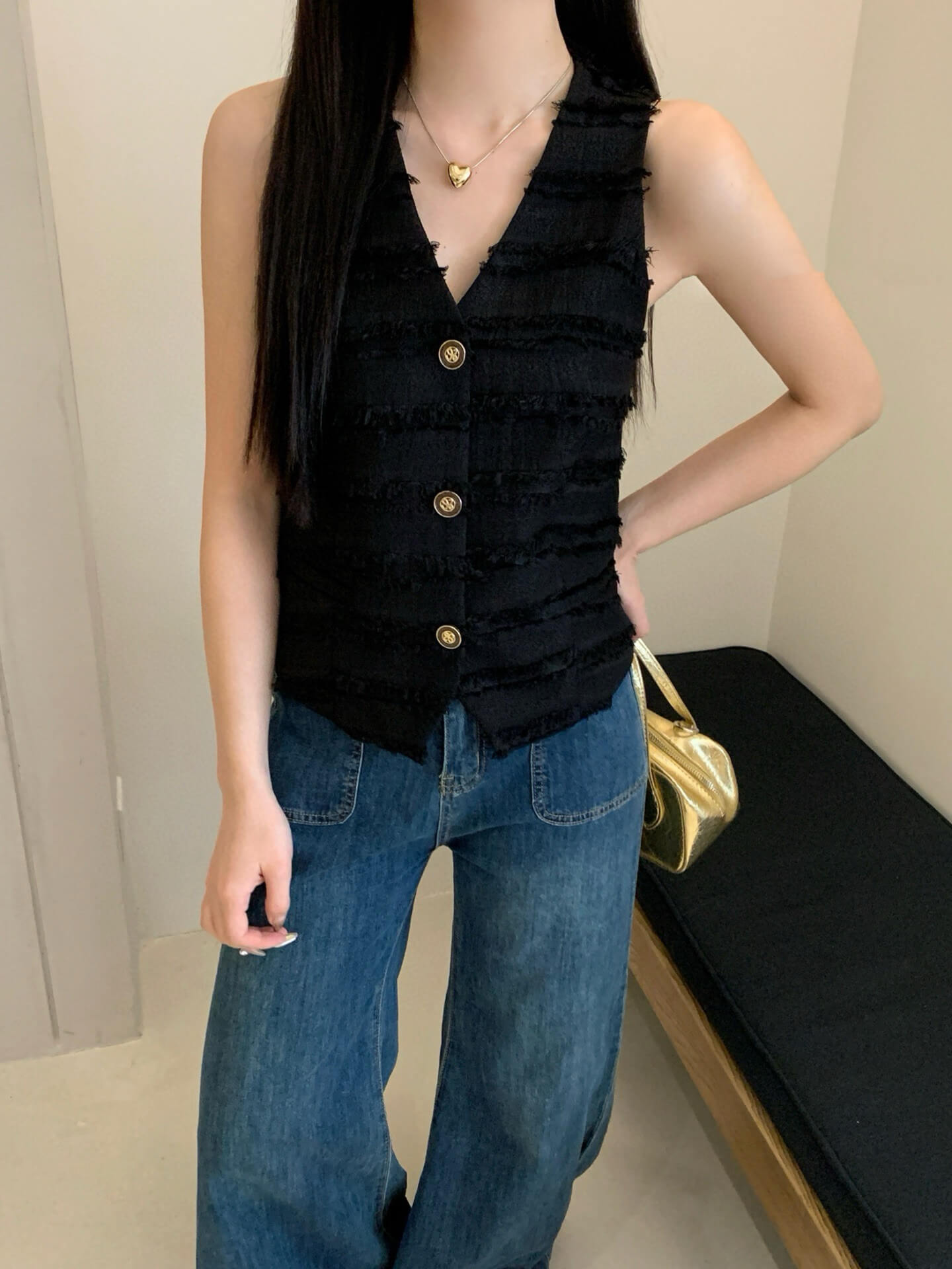 WG TWEED TOP