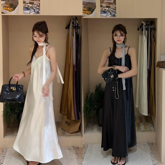 NYRA SATIN DRESS