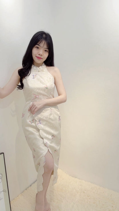 BUTTERFLY CHEONGSAM DRESS