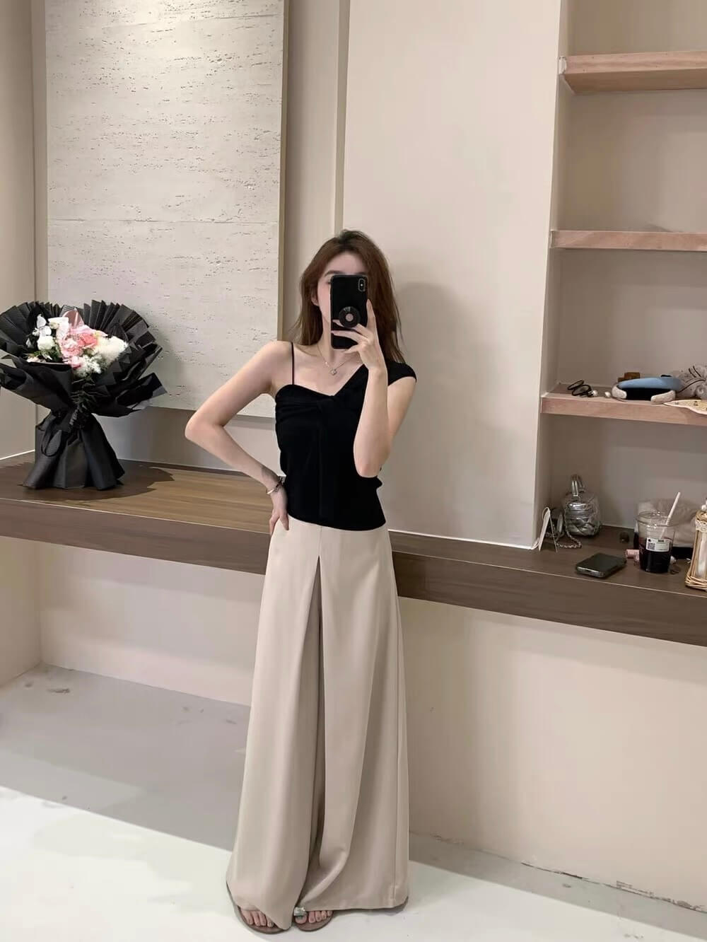 PHEONI SATIN PANTS