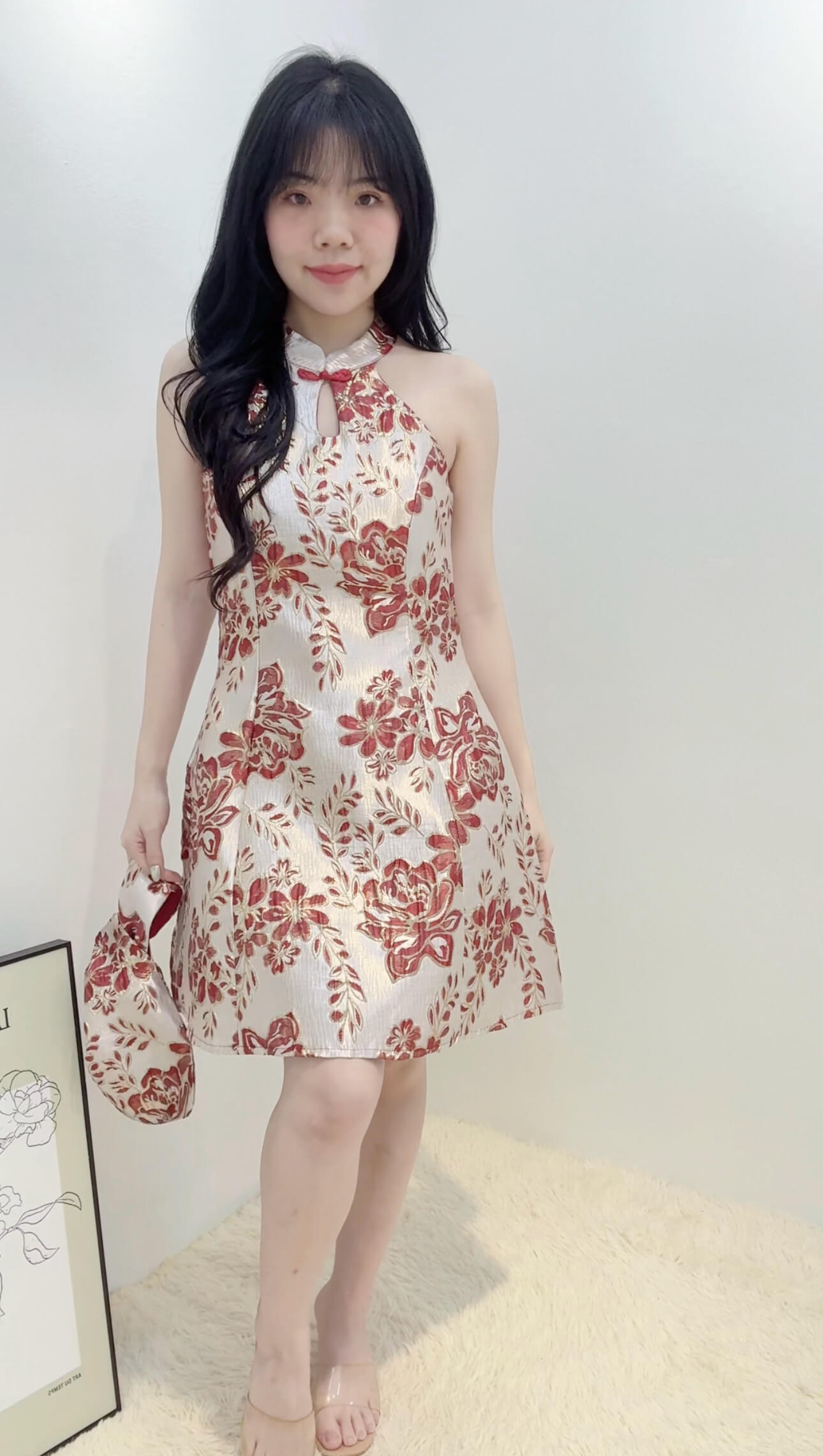 SHU XIANG DRESS WITH BAG