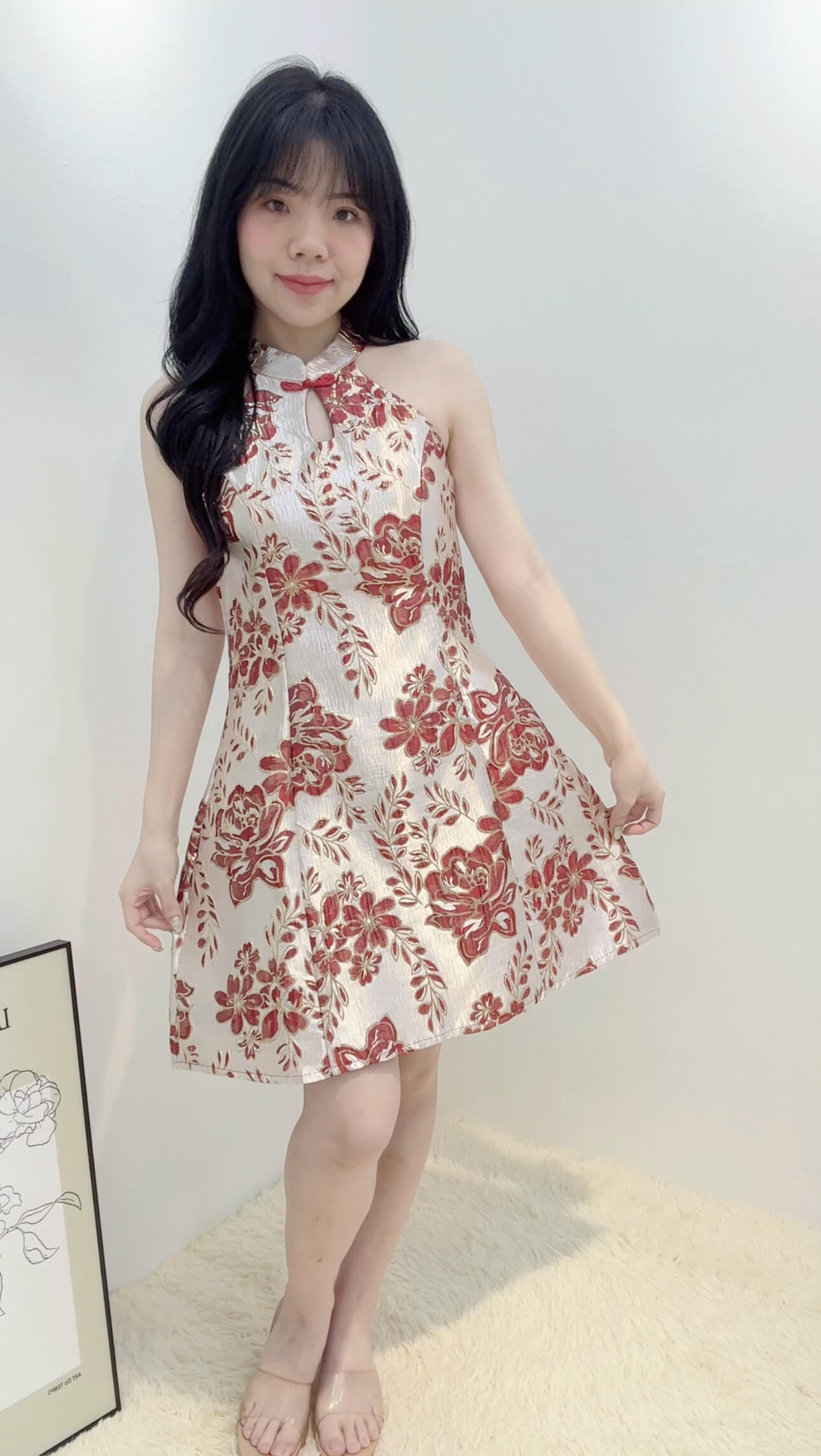 SHU XIANG DRESS WITH BAG