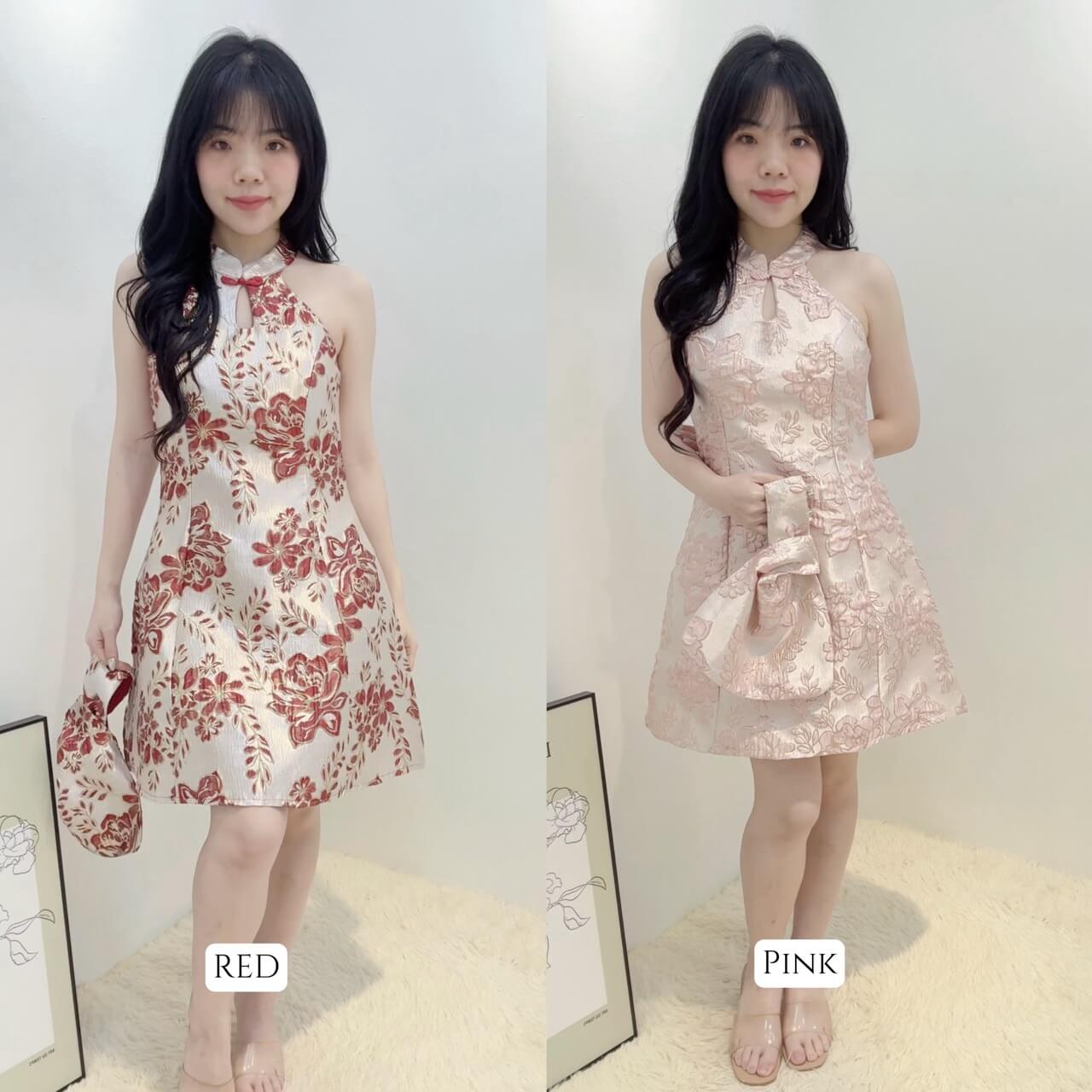 SHU XIANG DRESS WITH BAG