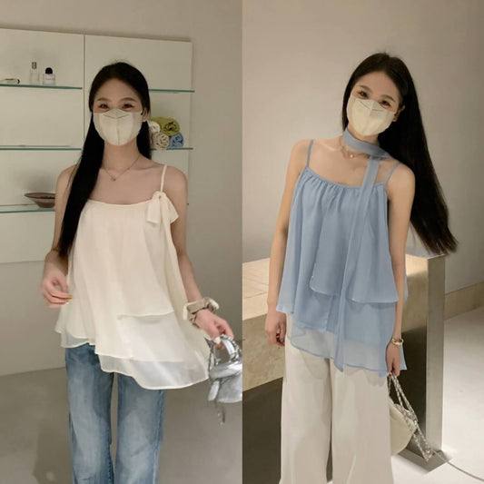 WG CHIFFON SLEEVELESS TOP