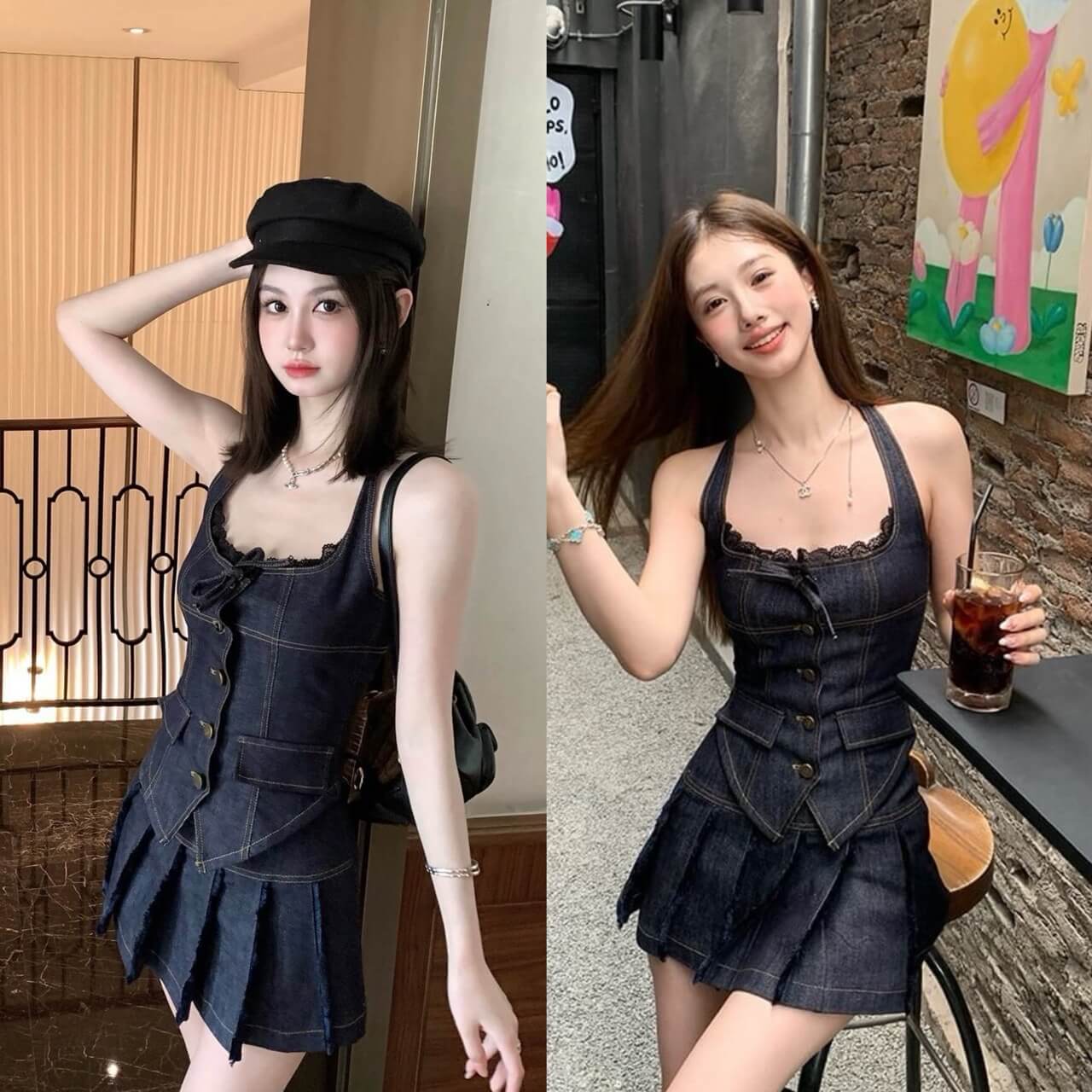 WG MINIE DENIM SET