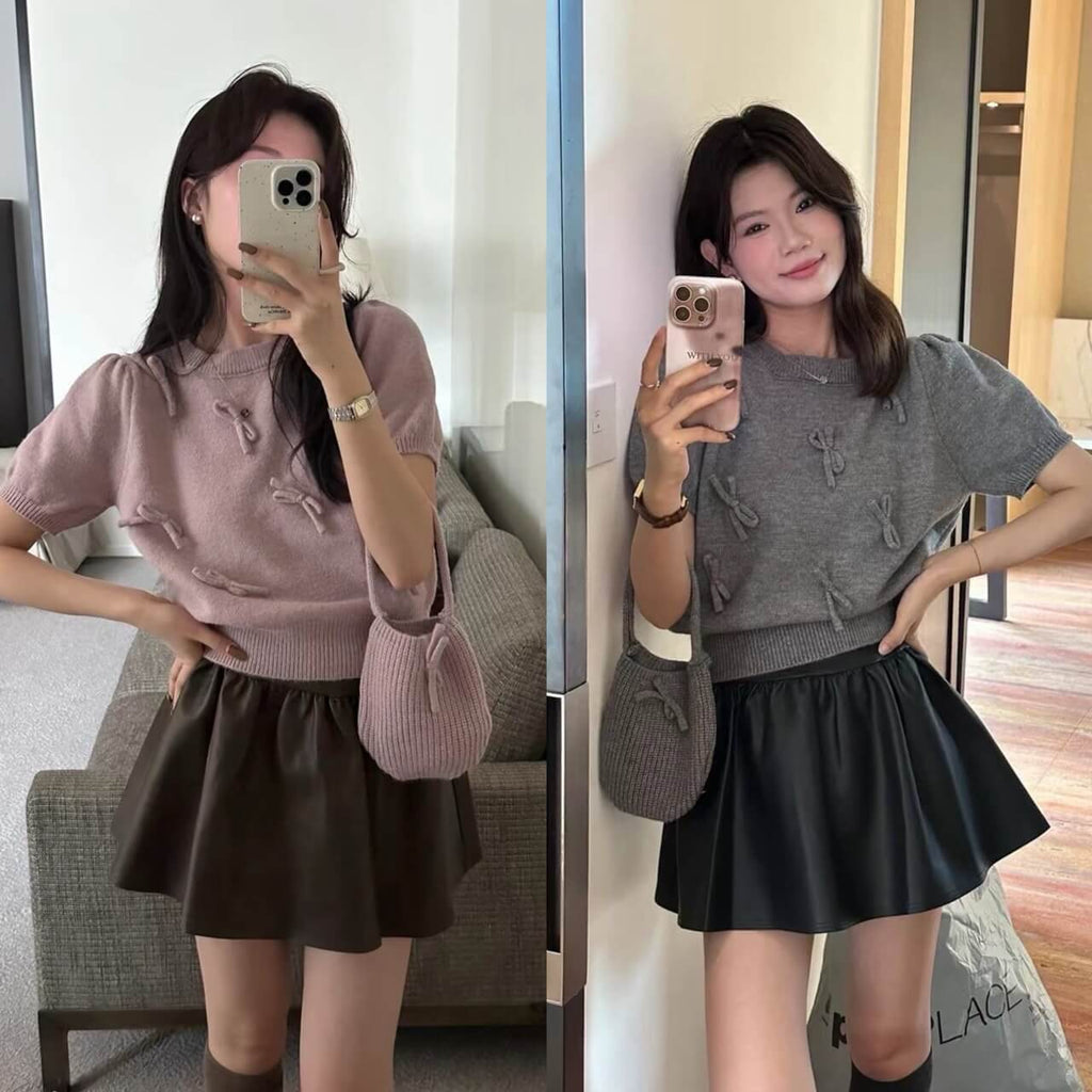 LM LEATHER SKIRT