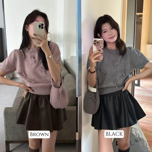 LM LEATHER SKIRT