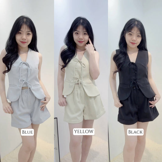 RIBBON BLAZER SET