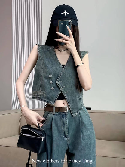 HT DENIM SET WITH BELT