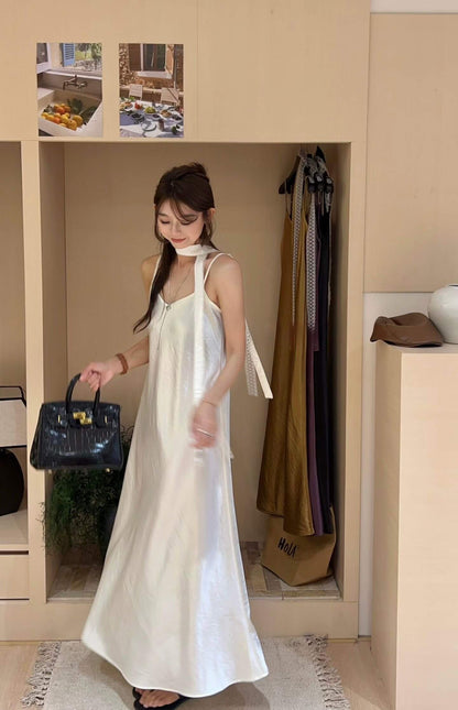 NYRA SATIN DRESS